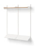 New Works Wardrobe Shelf 2, Oak/White