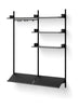New Works Wardrobe Shelf 3, Black Ash/Black