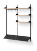 New Works Wardrobe Shelf 3, Oak/Black