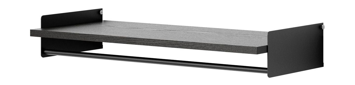 [product_category]-New Works Wardrobe Shelf Kit, Black Ash/Black-New Works-5712826429037-42903-NEW-1