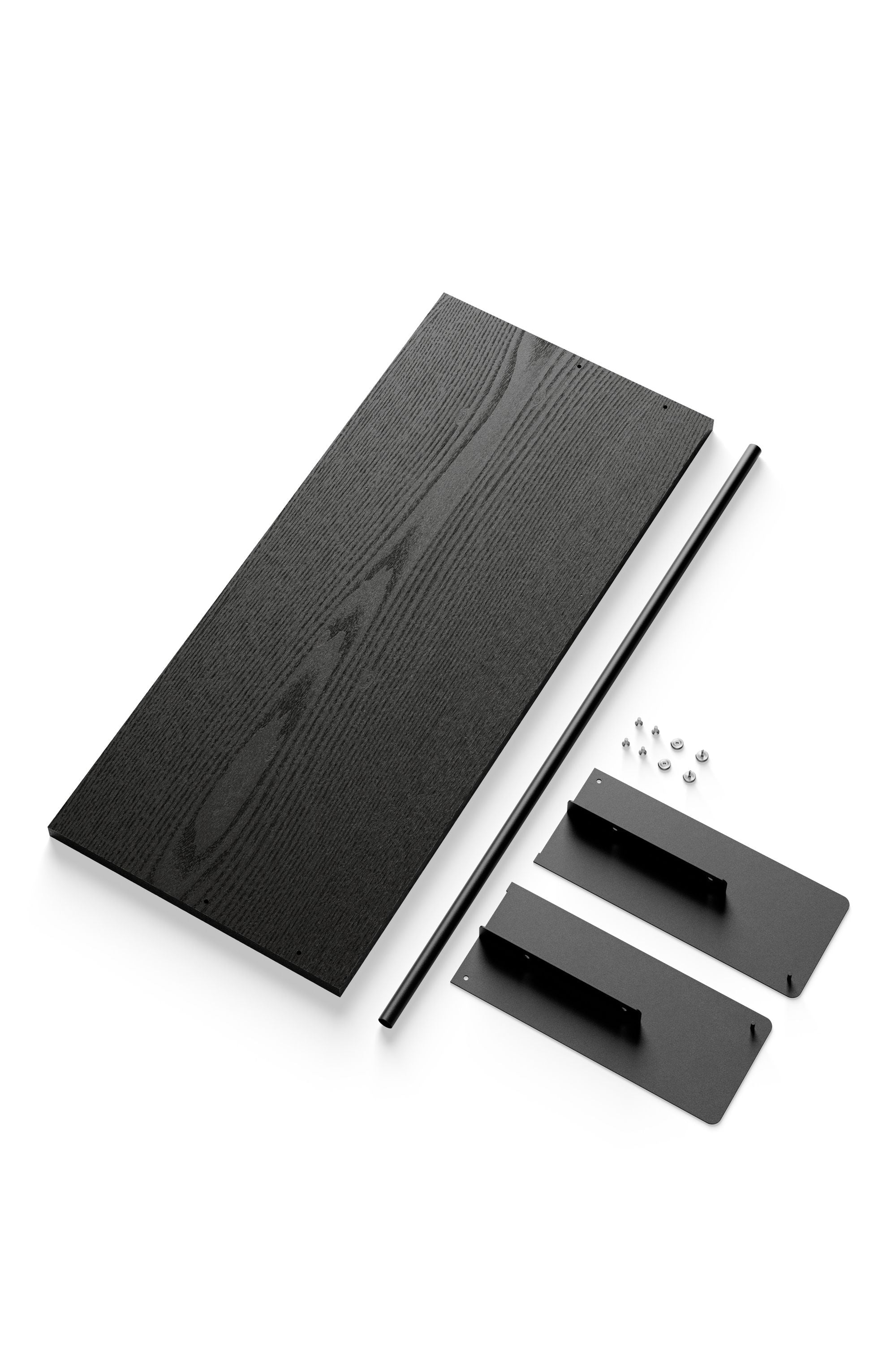 [product_category]-New Works Wardrobe Shelf Kit, Black Ash/Black-New Works-5712826429037-42903-NEW-2
