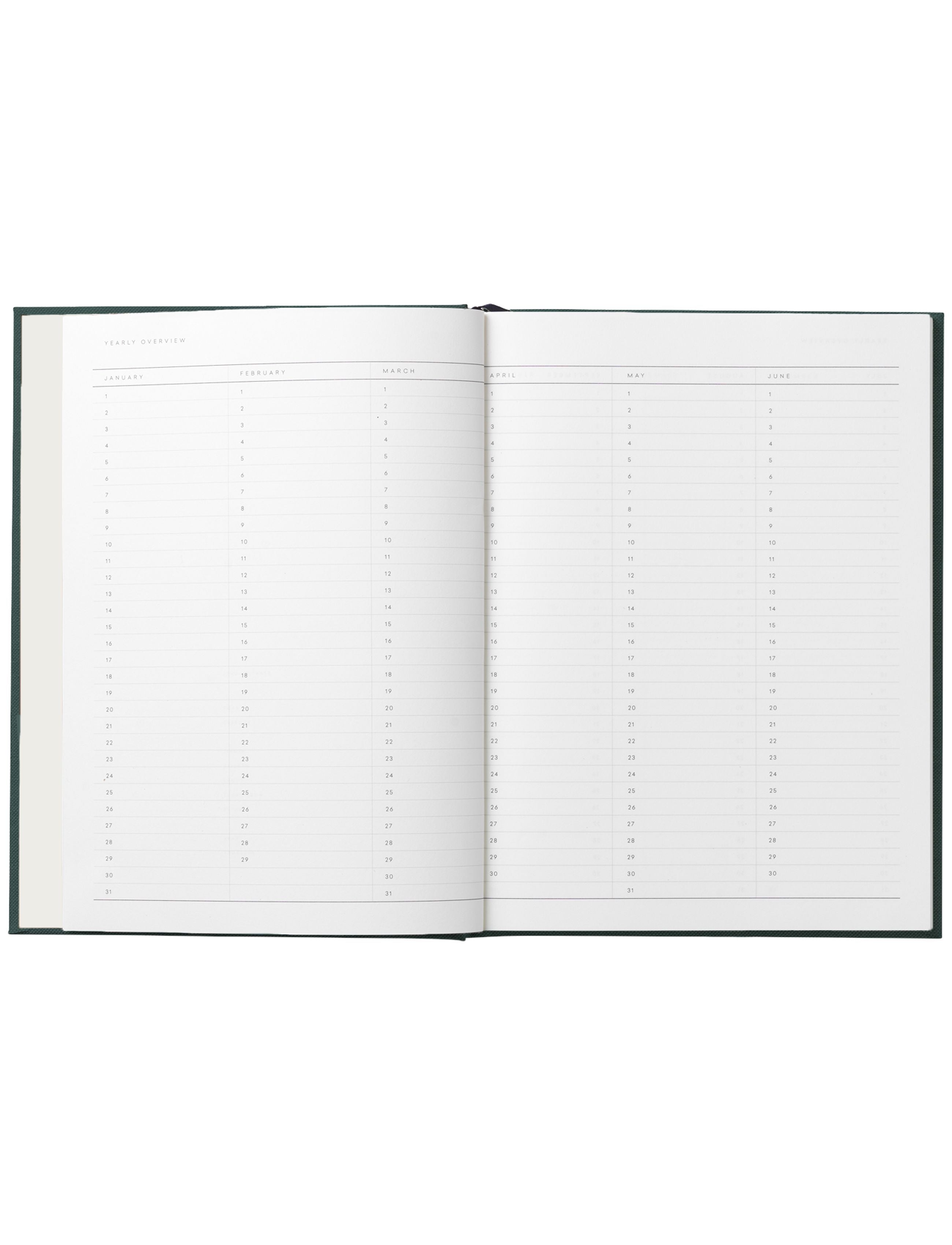 [product_category]-Notem Studio Even Work Journal Large, Dark Green Cloth-Notem Studio-5713990000251-0503005-NOT-3