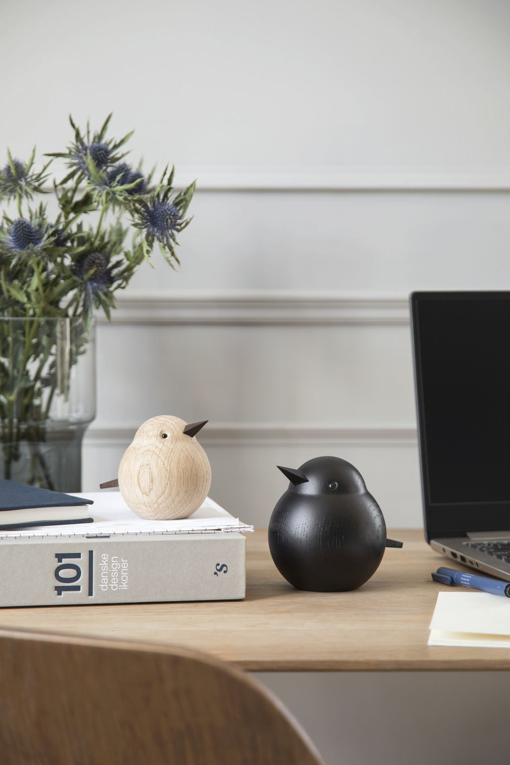 [product_category]-Novoform Design Mama Sparrow Decorative Figure, Black Stained Oak-Novoform Design-5710435170098-201709-NOV-5