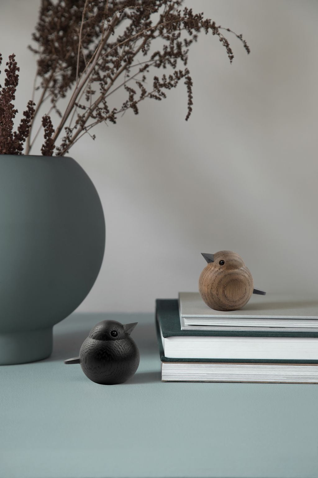 [product_category]-Novoform Design Mama Sparrow Decorative Figure, Black Stained Oak-Novoform Design-5710435170098-201709-NOV-7
