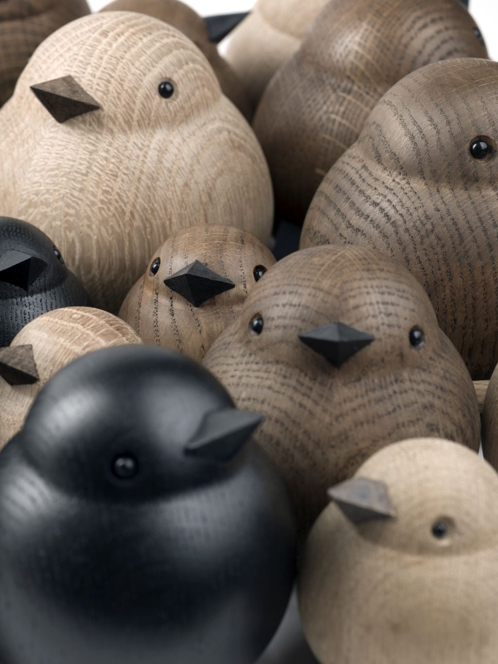 [product_category]-Novoform Design Mini Sparrow Decorative Figure, Black Stained Oak-Novoform Design-5710435170159-201715-NOV-10