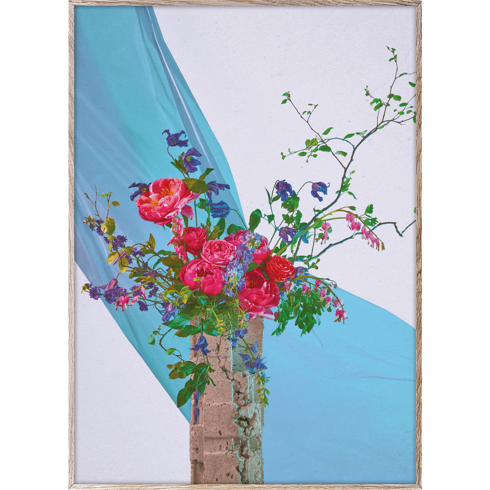 [product_category]-Paper Collective Bloom 05 Poster 50x70 Cm, Turquoise-Paper Collective-5713450012152-16042-PAP-1