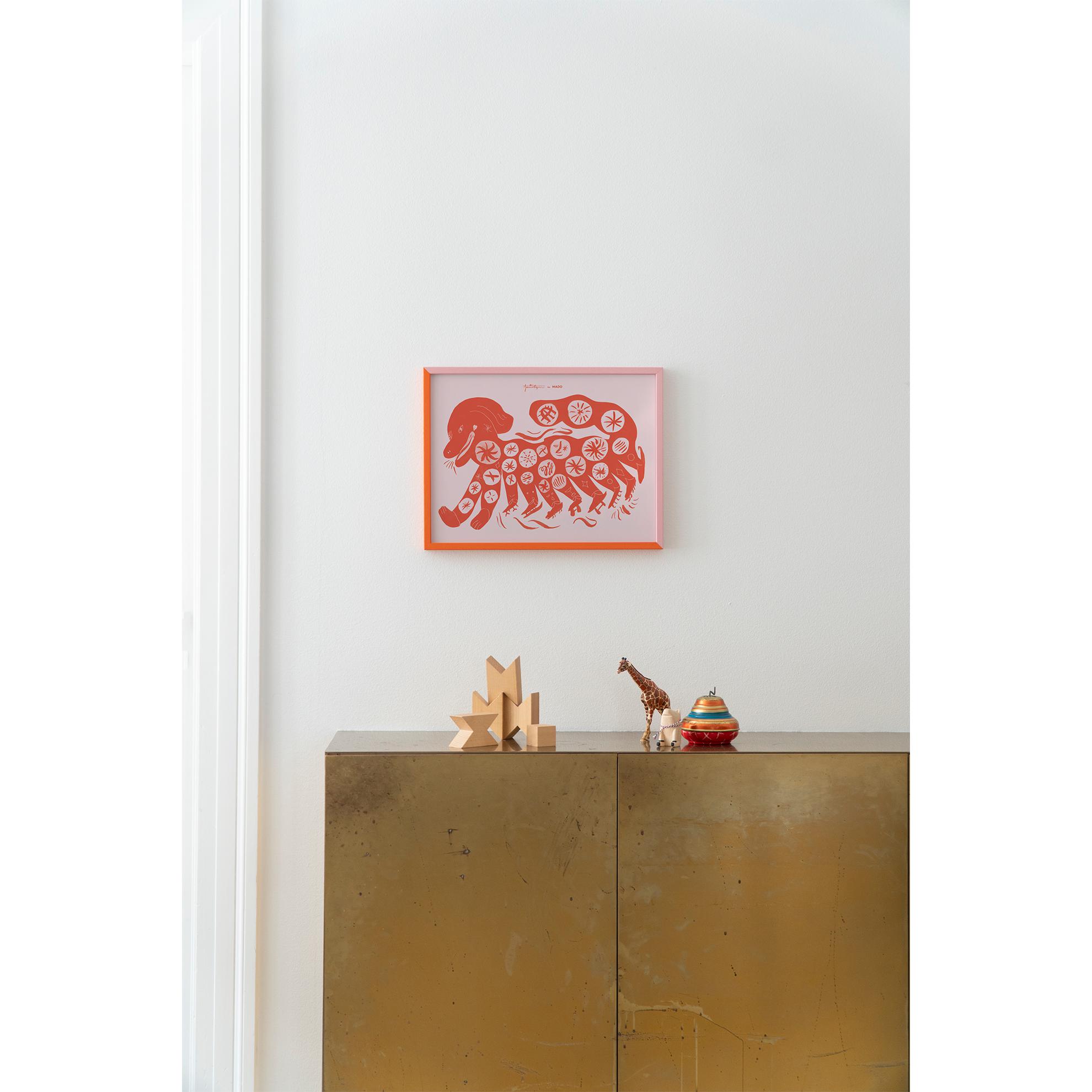[product_category]-Paper Collective Chinese Dog Poster 30x40 Cm, Red-Paper Collective-5713450012459-M4102-PAP-6