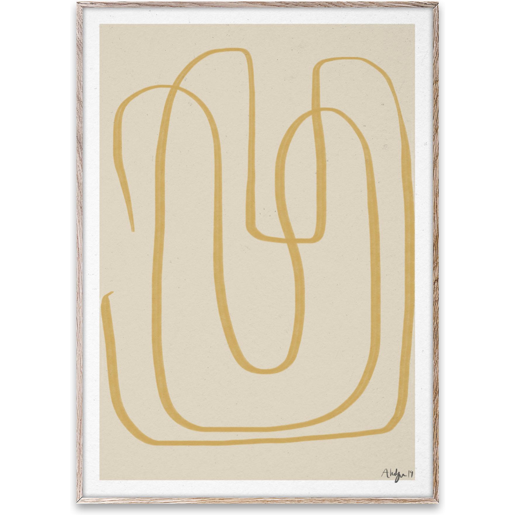 [product_category]-Paper Collective Different Ways Yellow I Poster, 30x40 Cm-Paper Collective-5713450009978-14025-PAP-1