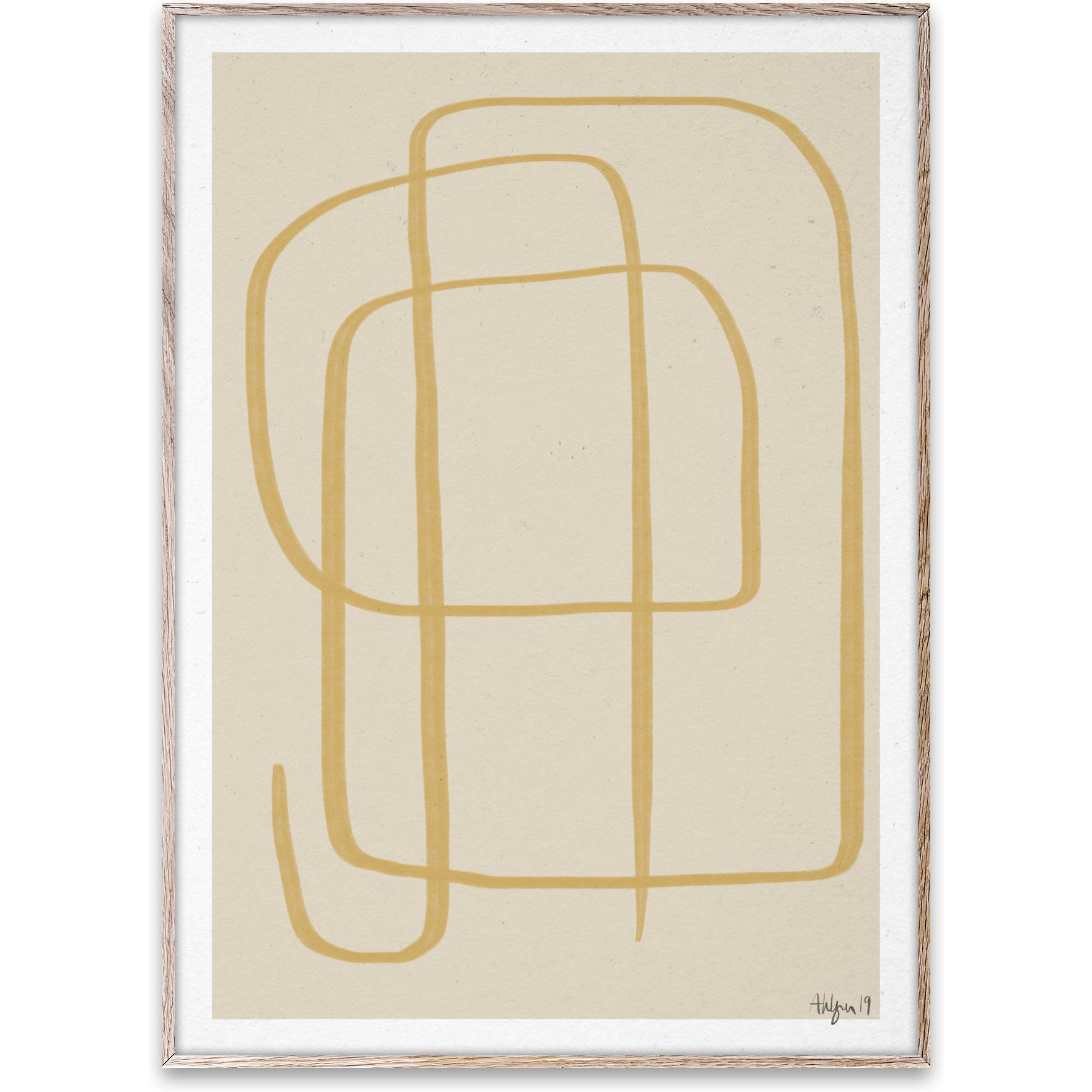 [product_category]-Paper Collective Different Ways Yellow Ii Poster, 30x40 Cm-Paper Collective-5713450009992-14027-PAP-1