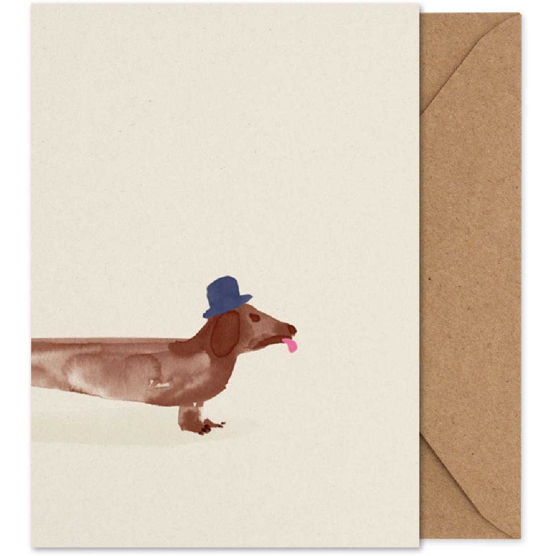 [product_category]-Paper Collective Doug The Dachshund Folded Card-Paper Collective-5713450005734-M1206-PAP-1