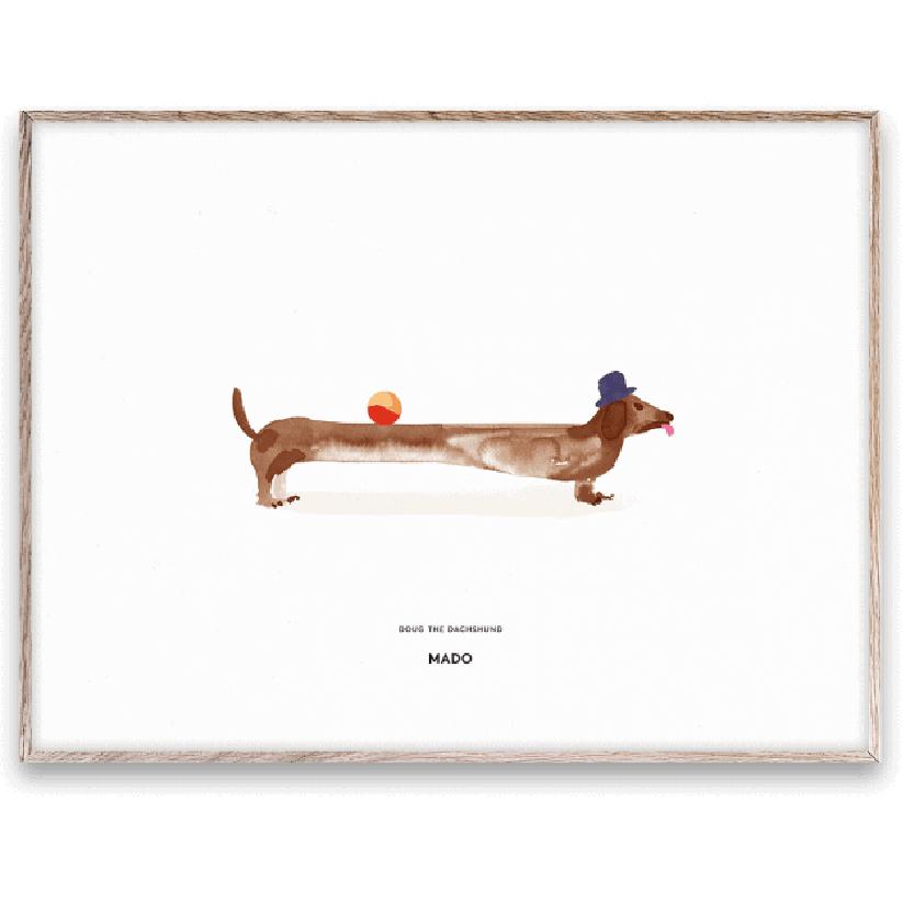 [product_category]-Paper Collective Doug The Dachshund Poster, 30x40 Cm-Paper Collective-5713450005482-M1109-PAP-1