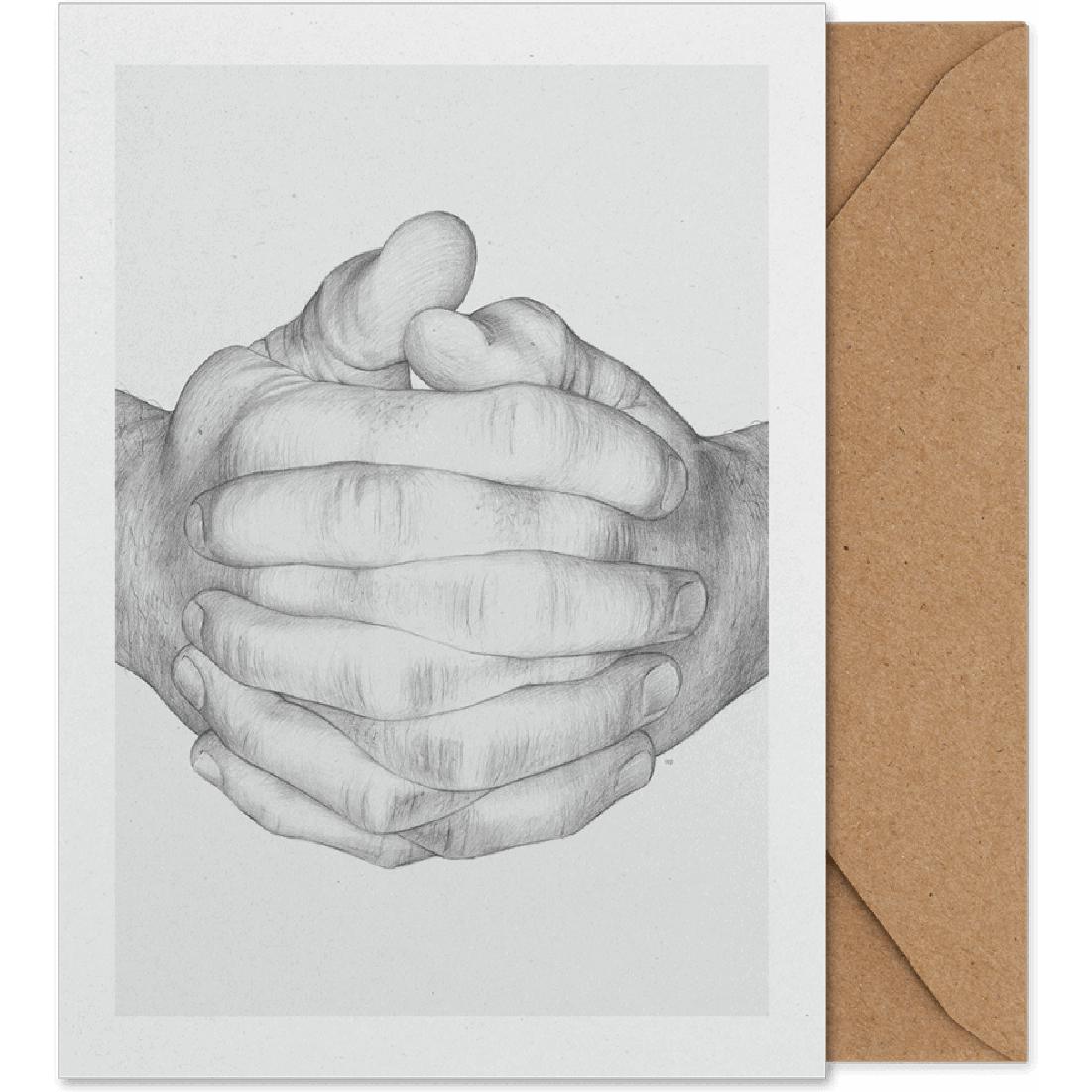 [product_category]-Paper Collective Folded Hands Art Card-Paper Collective-5713450000760-3122-PAP-1