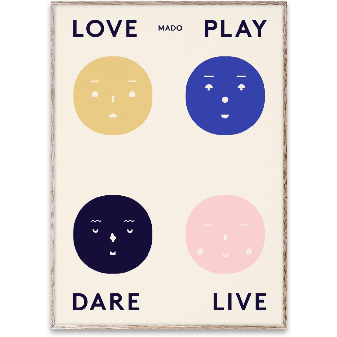 [product_category]-Paper Collective Four Feelings Poster, 50x70 Cm-Paper Collective-5713450005574-M1118-PAP-1