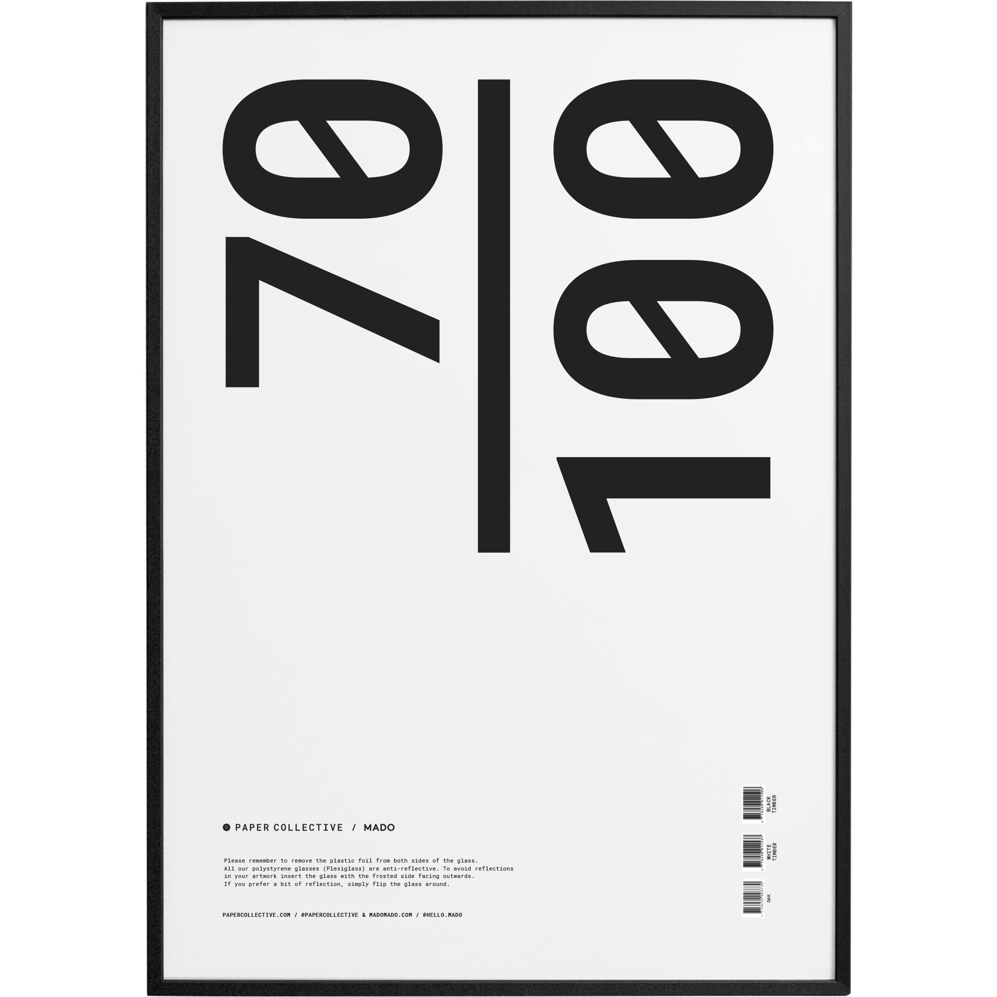 [product_category]-Paper Collective Frame Wood With Acrylic Glass 70x100 Cm, Black-Paper Collective-5713450011506-90038-PAP-1