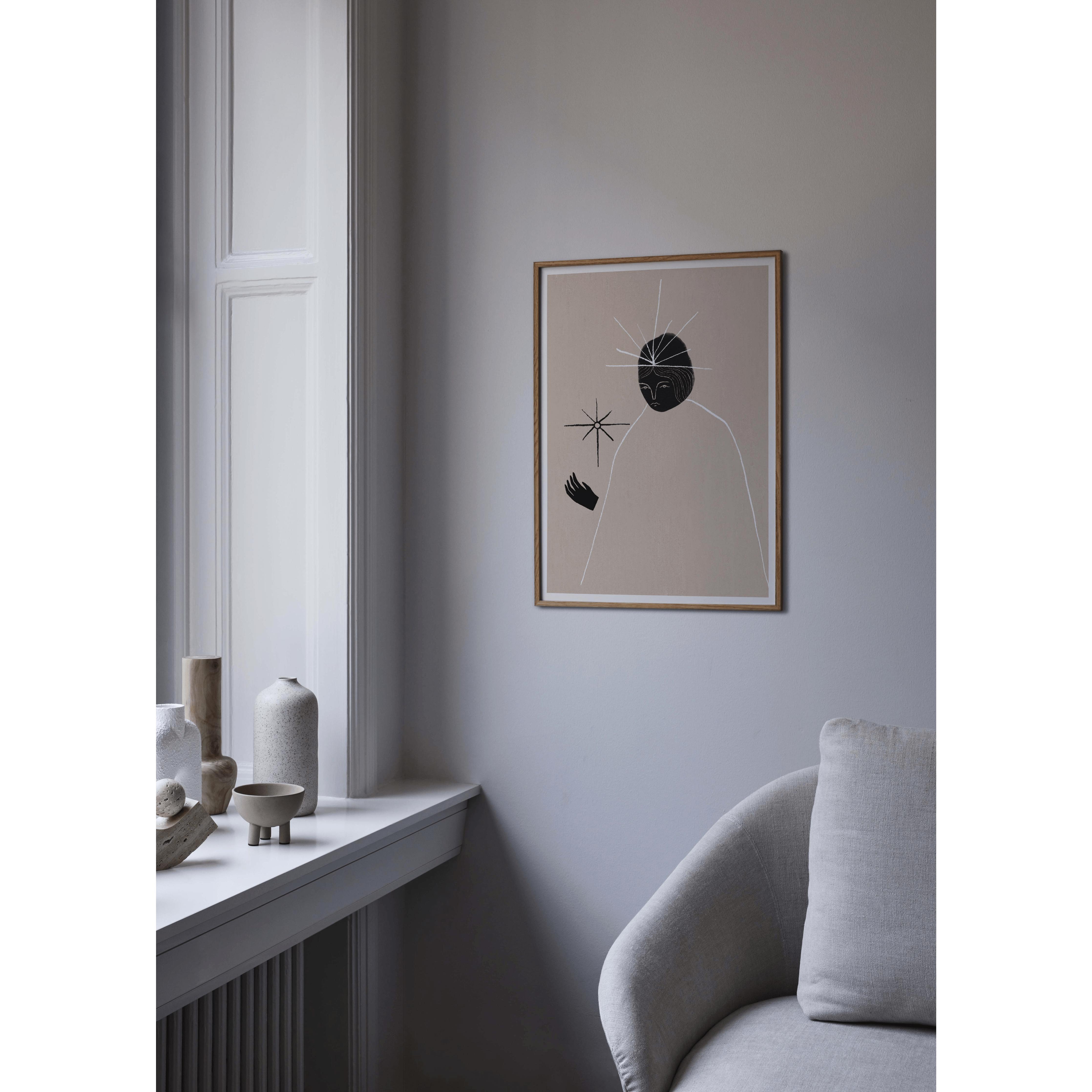 Paper Collective Ghost Queen Poster, 50x70 Cm