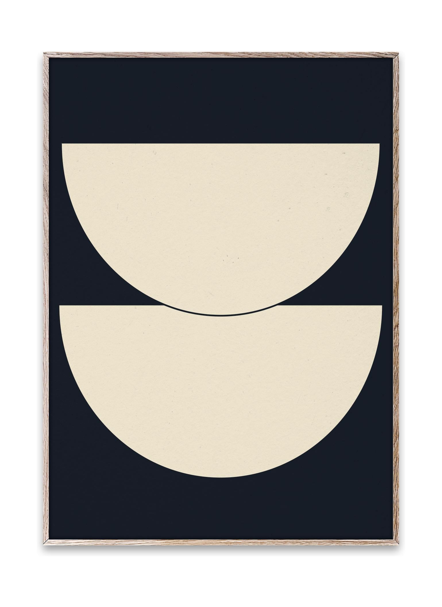 [product_category]-Paper Collective Half Circles I Poster 30x40 Cm, Blue-Paper Collective-5713450010110-14035-PAP-1