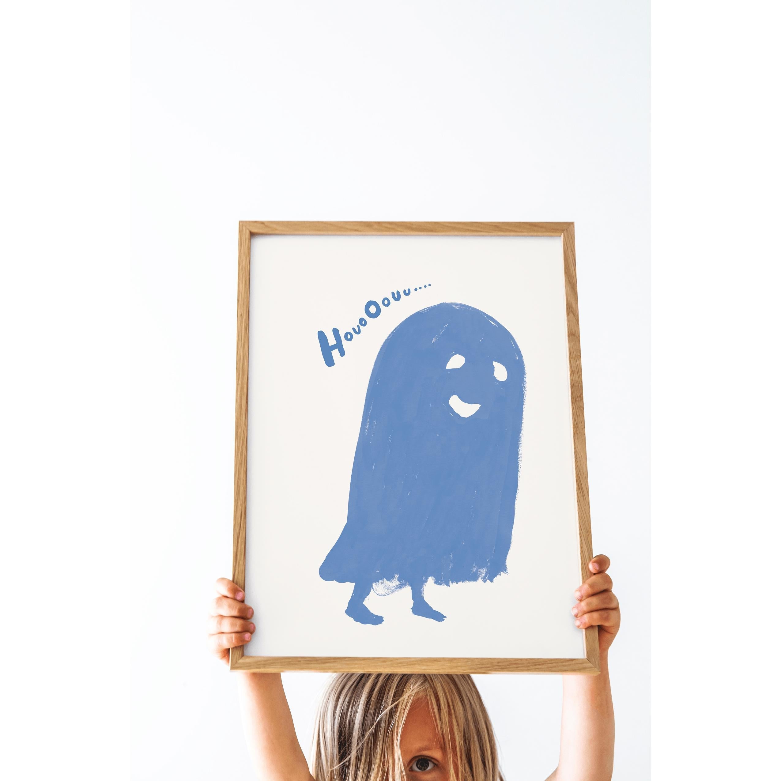 [product_category]-Paper Collective Houo Oouu Poster 30x40 Cm, Blue-Paper Collective-5713450012756-M4132-PAP-1