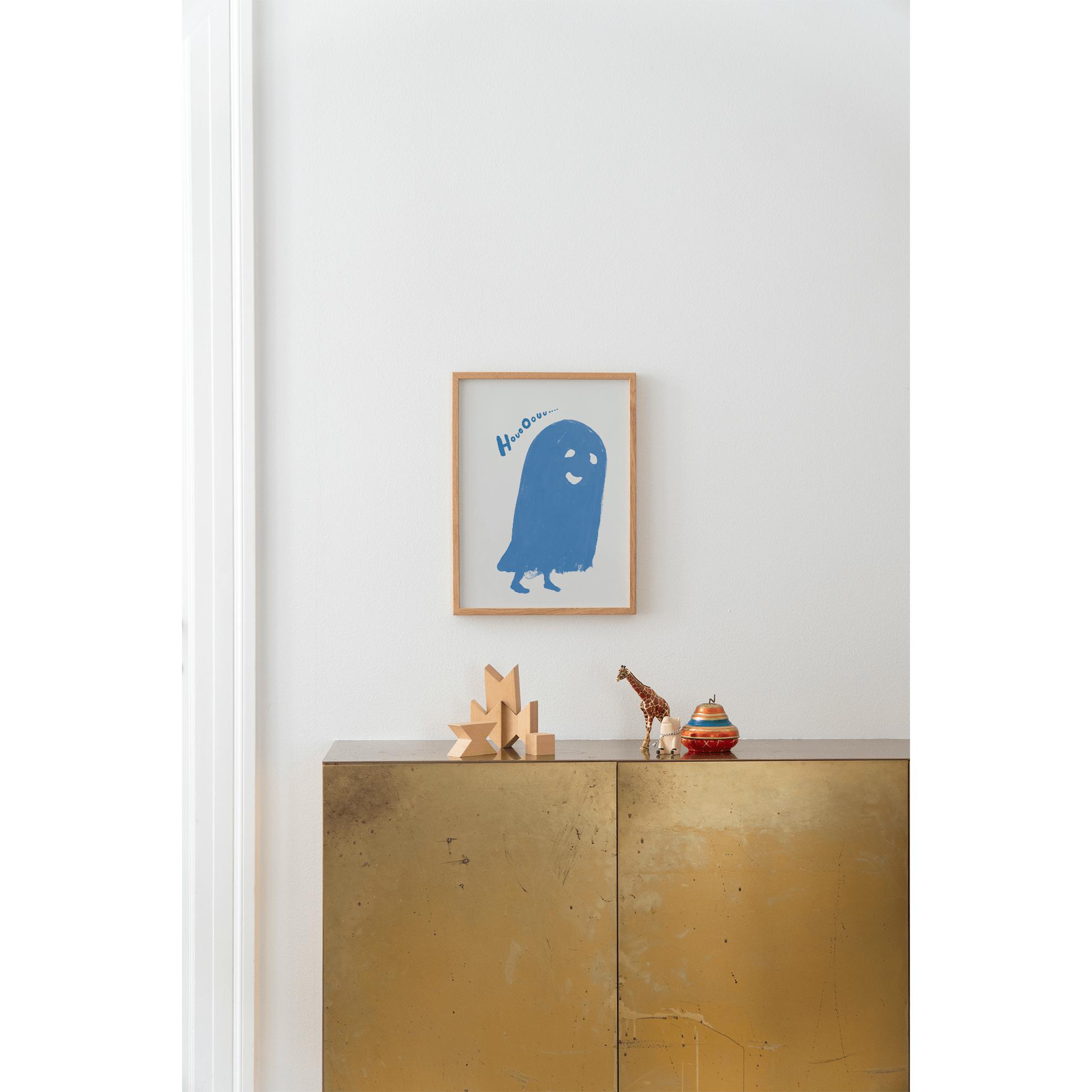 [product_category]-Paper Collective Houo Oouu Poster 30x40 Cm, Blue-Paper Collective-5713450012756-M4132-PAP-2