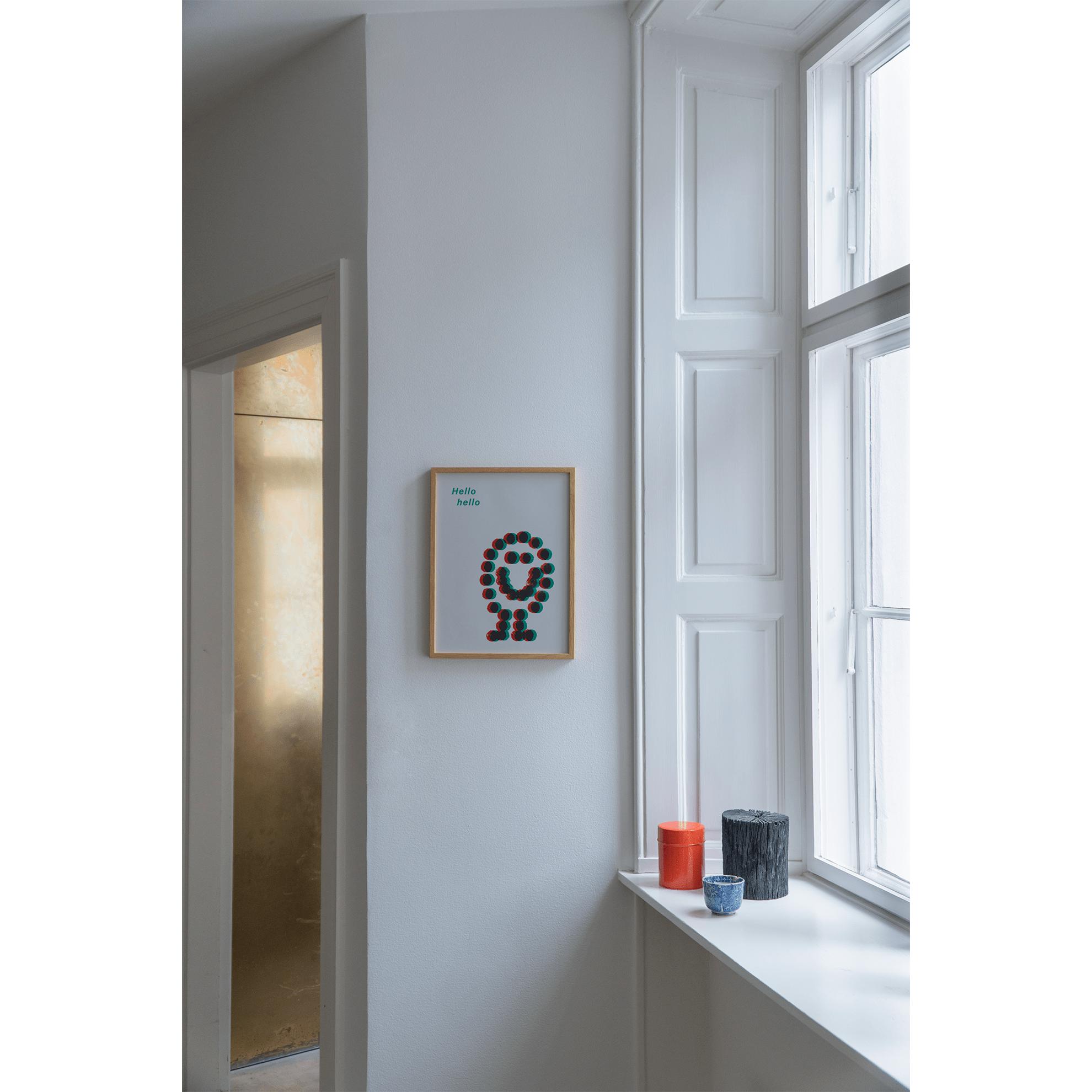 [product_category]-Paper Collective Houo Oouu Poster 30x40 Cm, Blue-Paper Collective-5713450012756-M4132-PAP-4