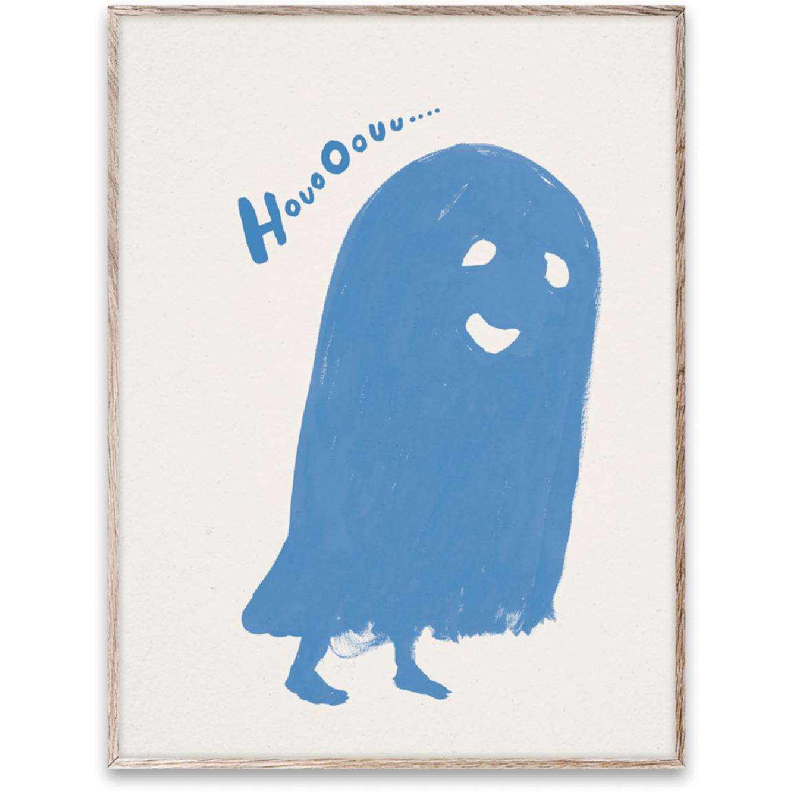 [product_category]-Paper Collective Houo Oouu Poster 30x40 Cm, Blue-Paper Collective-5713450012756-M4132-PAP-5