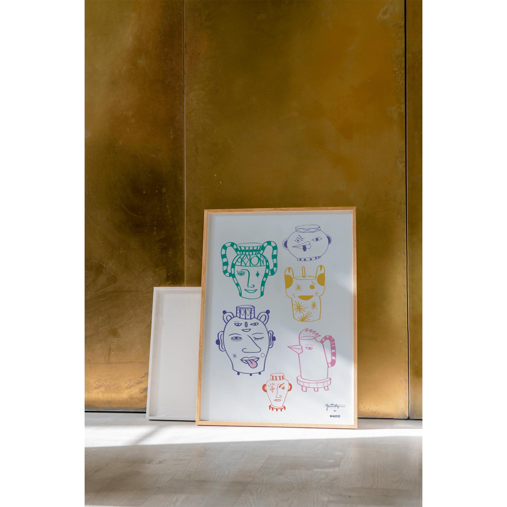 [product_category]-Paper Collective Pots & Vases Poster 50x70 Cm, Multicoloured-Paper Collective-5713450012664-M4123-PAP-8