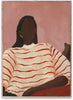 Paper Collective Red Stripes Poster, 70x100 Cm