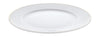 Pillivuyt Plissé Plate White/Matt Gold, ø28 Cm