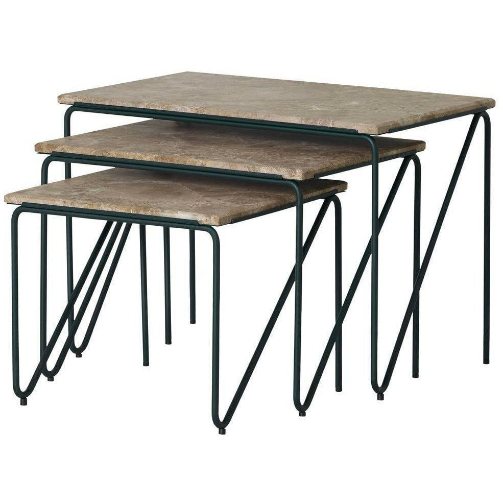 [product_category]-Please Wait To Be Seated Triyptych Table Steel And Marble, Brown-Please Wait To Be Seated-5713583001085-1007010-PLE-4