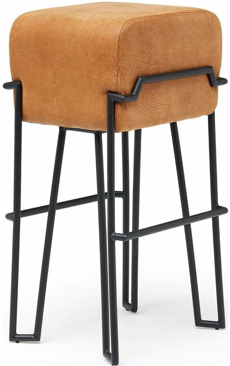 [product_category]-Puik Bokk Bar Stool, Black / Leather Cognac-Puik-8719325175172-BBBC-10049-PUI-1