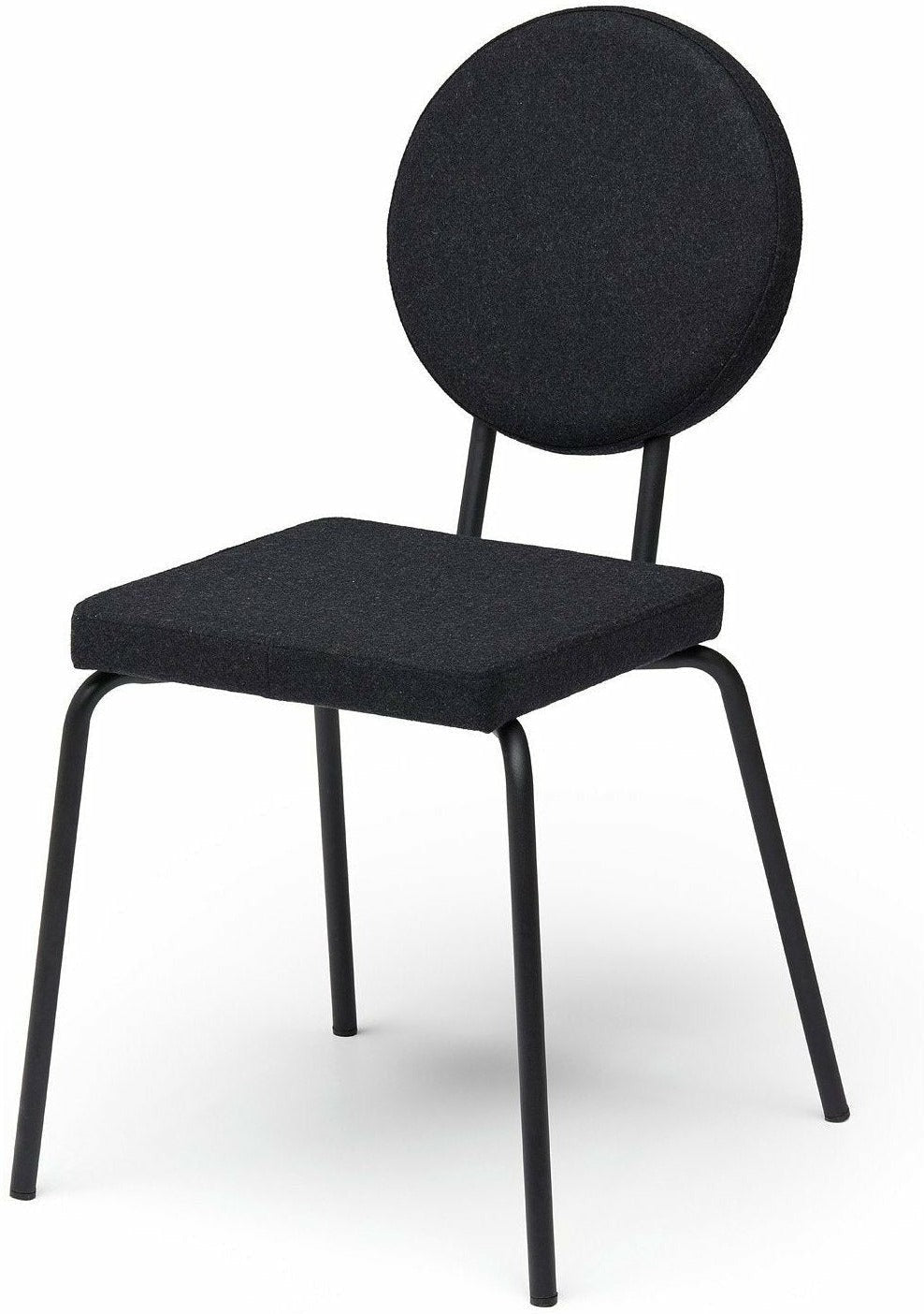 [product_category]-Puik Option Chair Seat Square / Backrest Round, Black-Puik-8719325175004-OCSR-10056-PUI-1
