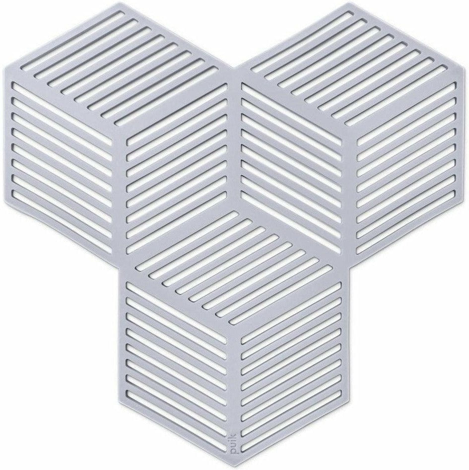 [product_category]-Puik Sico Coaster Set Of 4, Grey-Puik-8719189001600-SIG-10044-PUI-1