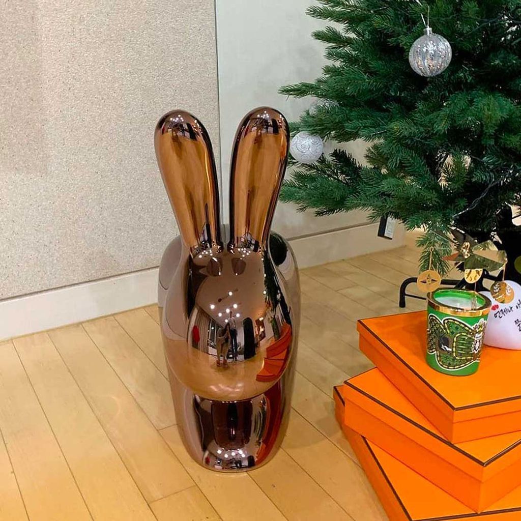 [product_category]-Qeeboo Baby Bunny Chair Metal Finish, Copper-Qeeboo-8052049050463-90003CO-S-QEE-2