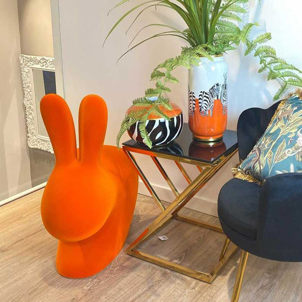 [product_category]-Qeeboo Baby Bunny Chair Velvet Finish, Red-Qeeboo-8052049053082-90009RE-QEE-6