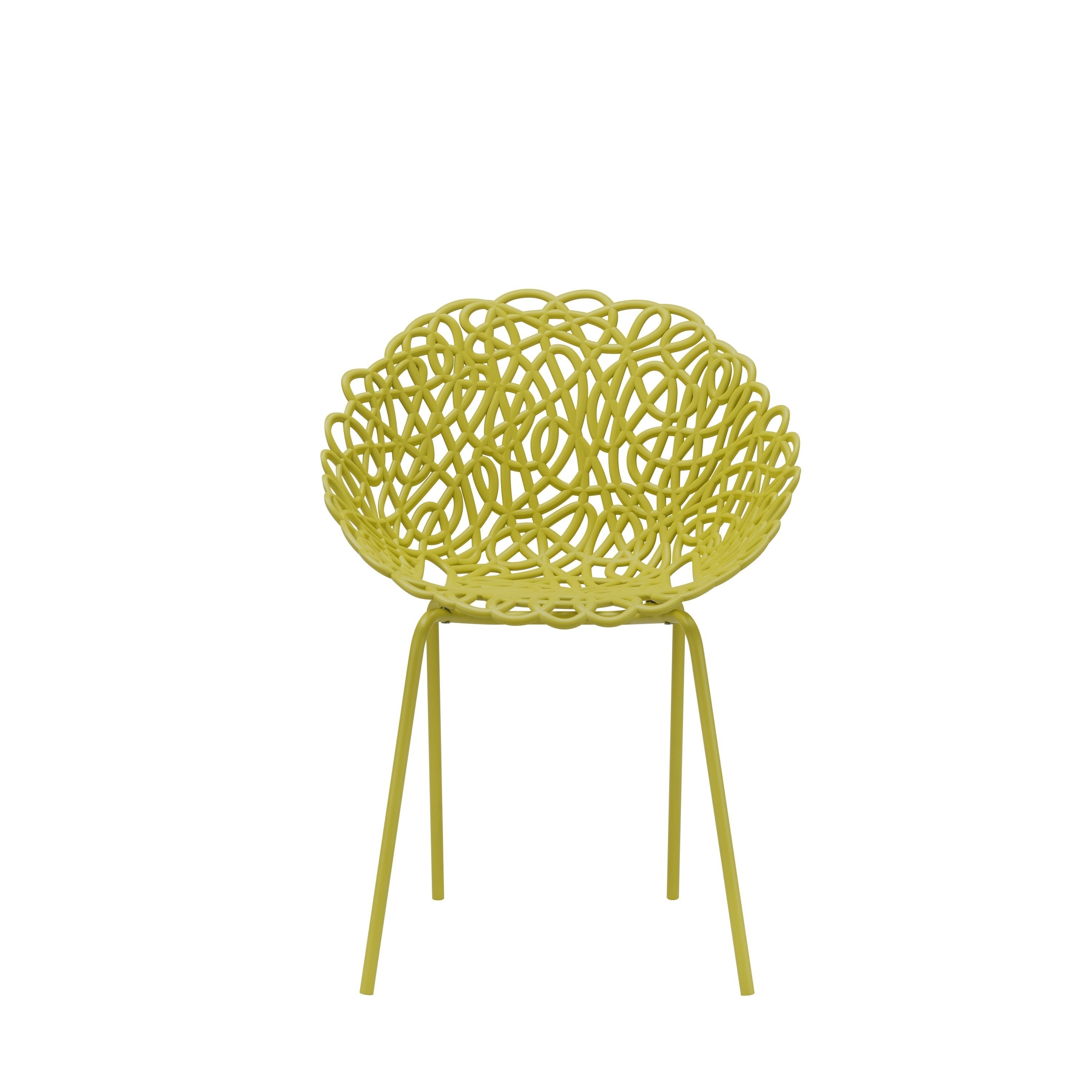 [product_category]-Qeeboo Bacana Chair Indoor Set Of 2 Pcs, Mustard-Qeeboo-8052049059701-56001MU-QEE-1