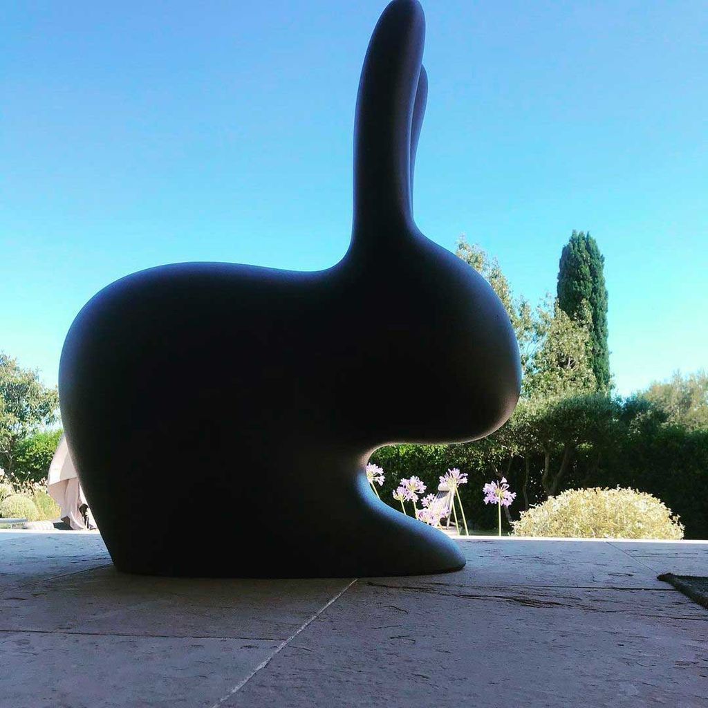 [product_category]-Qeeboo Bunny Chair By Stefano Giovannoni, Black-Qeeboo-8052049051385-90002BL-QEE-4