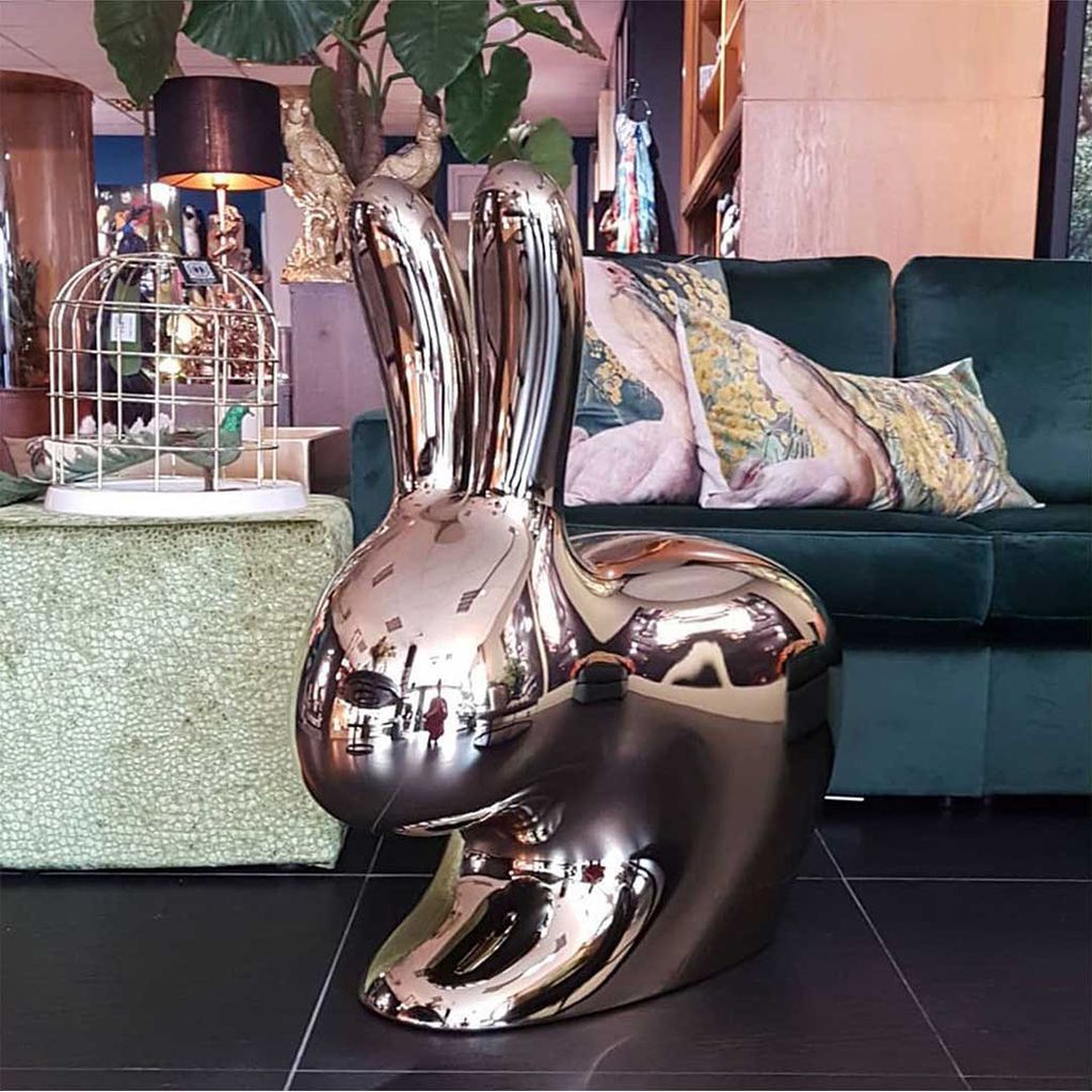 [product_category]-Qeeboo Bunny Chair Metal Finish, Copper-Qeeboo-8052049050913-90004CO-S-QEE-11