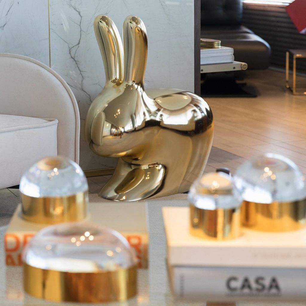 [product_category]-Qeeboo Bunny Chair Metal Finish, Copper-Qeeboo-8052049050913-90004CO-S-QEE-6