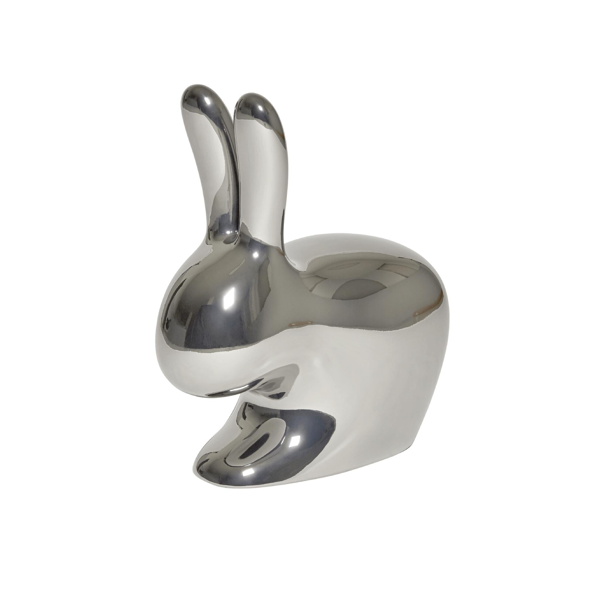 [product_category]-Qeeboo Bunny Chair Metal Finish, Silver-Qeeboo-8052049051910-90004SI-QEE-2