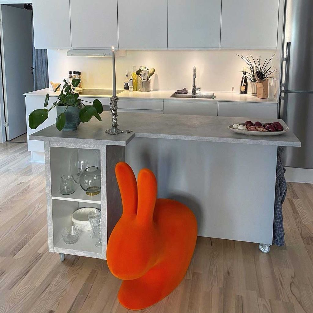 [product_category]-Qeeboo Bunny Chair Velvet Finish, Orange-Qeeboo-8052049053129-90010OR-QEE-12