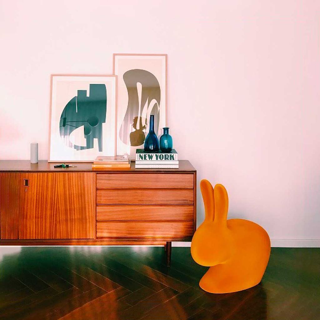 [product_category]-Qeeboo Bunny Chair Velvet Finish, Orange-Qeeboo-8052049053129-90010OR-QEE-3