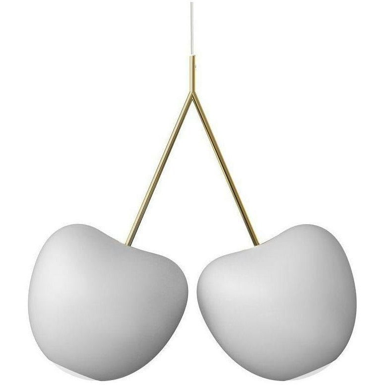 [product_category]-Qeeboo Cherry Suspension Lamp By Nika Zupanc, Ivory-Qeeboo-8052049051675-20001WH-O-QEE-1