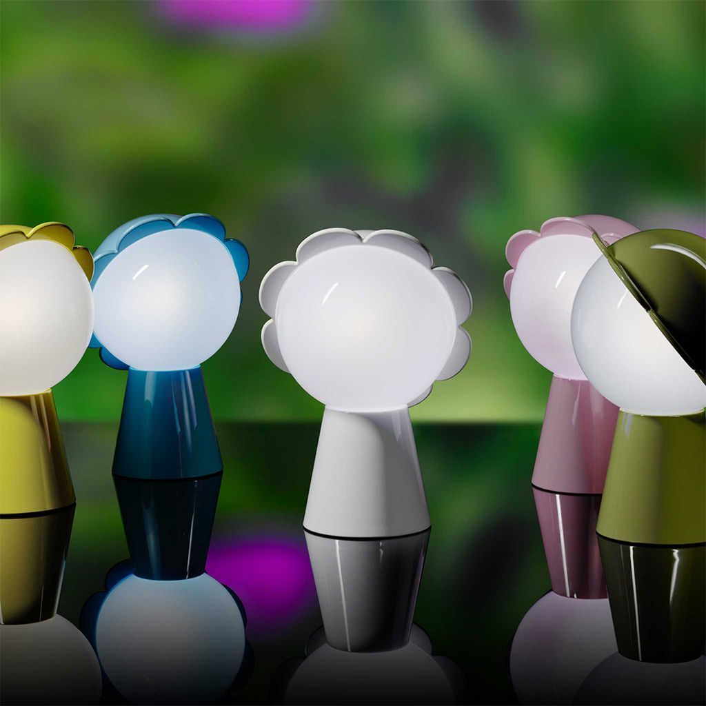 [product_category]-Qeeboo Daisy Table Lamp By Nika Zupanc, Pink-Qeeboo-8052049050333-50001PI-QEE-7