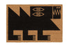 Qeeboo Doormat, Diagonal Camel