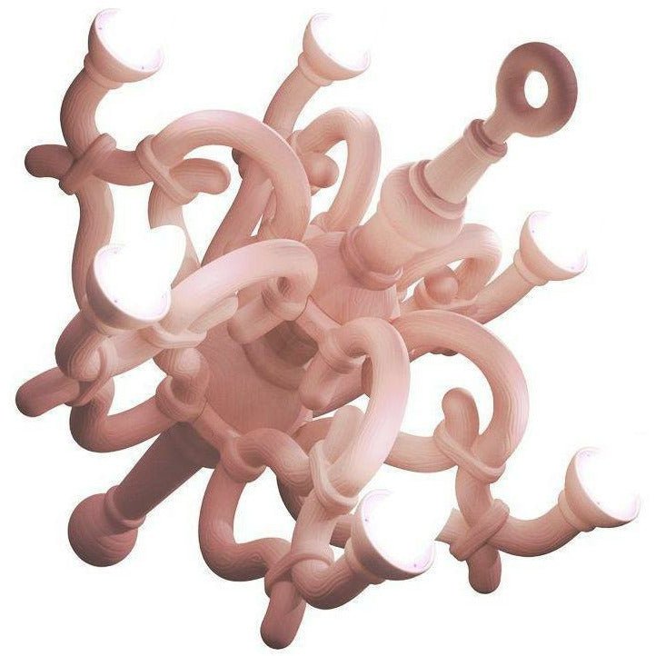 [product_category]-Qeeboo Fallen Chandelier Table Lamp M, Powder Pink-Qeeboo-8052049055918-37001PI-QEE-1
