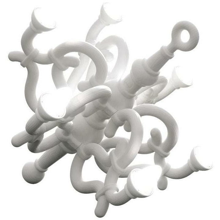 [product_category]-Qeeboo Fallen Chandelier Table Lamp M, White-Qeeboo-8052049055772-37001WH-QEE-1