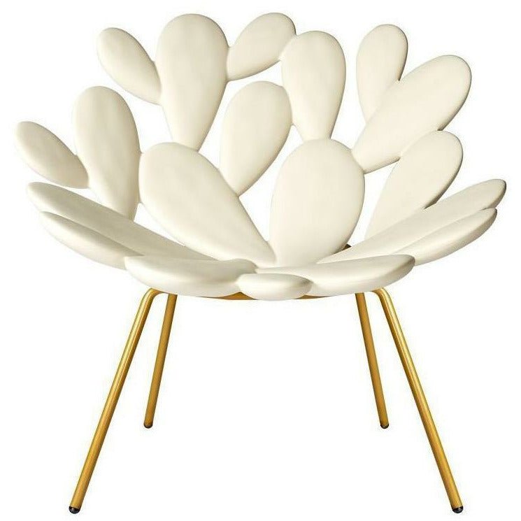 [product_category]-Qeeboo Filicudi Armchair By Marcantonio, White/Brass-Qeeboo-8052049054348-17001WH-BR-QEE-1