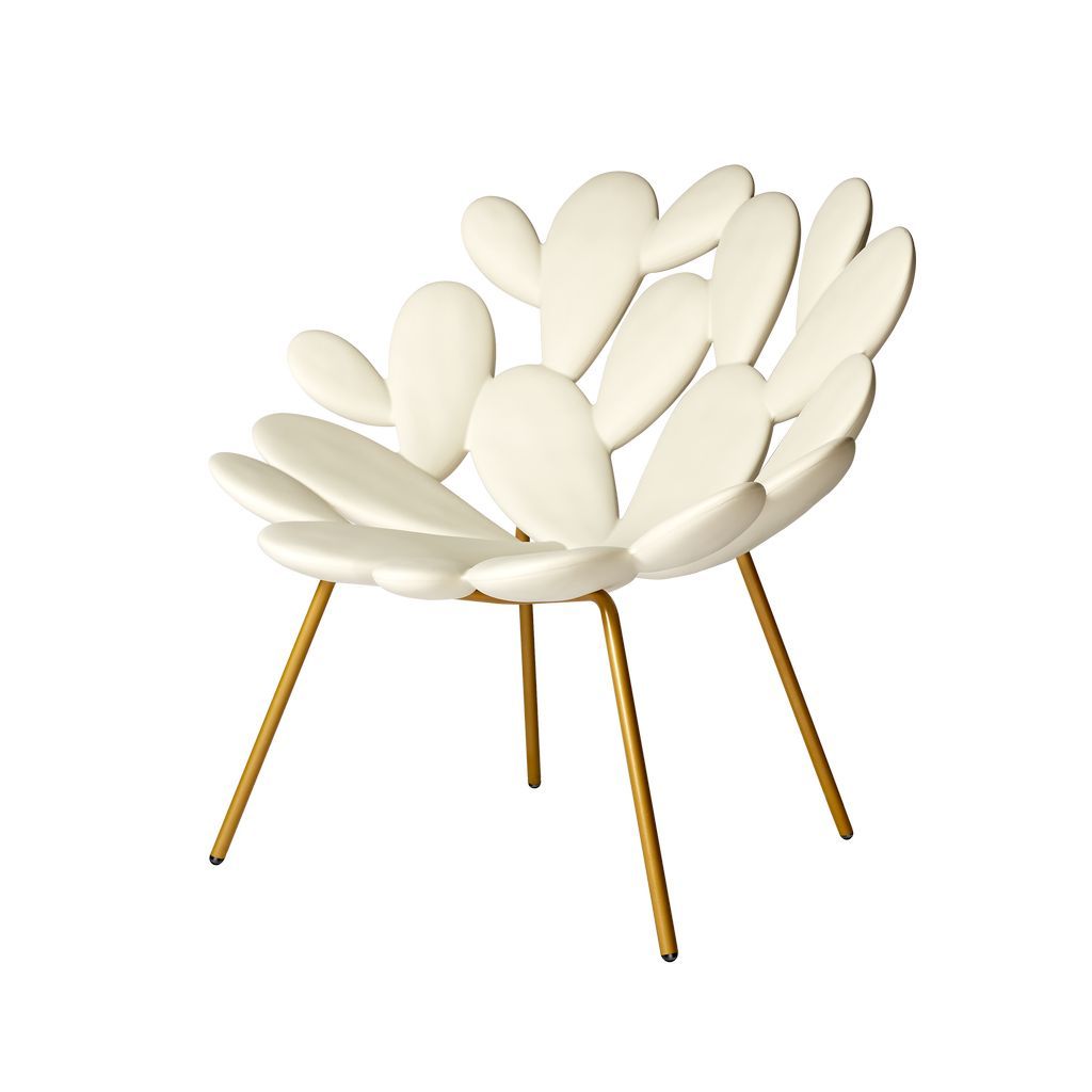 [product_category]-Qeeboo Filicudi Armchair By Marcantonio, White/Brass-Qeeboo-8052049054348-17001WH-BR-QEE-2