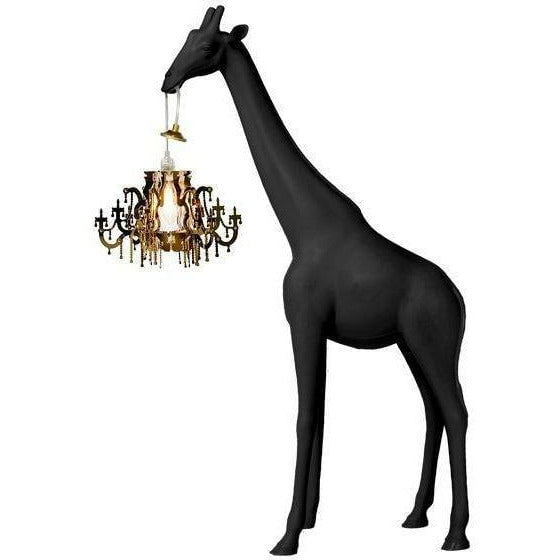 [product_category]-Qeeboo Giraffe In Love Floor Lamp Xs H 1m, Black-Qeeboo-9952049054166-28001BL-QEE-1