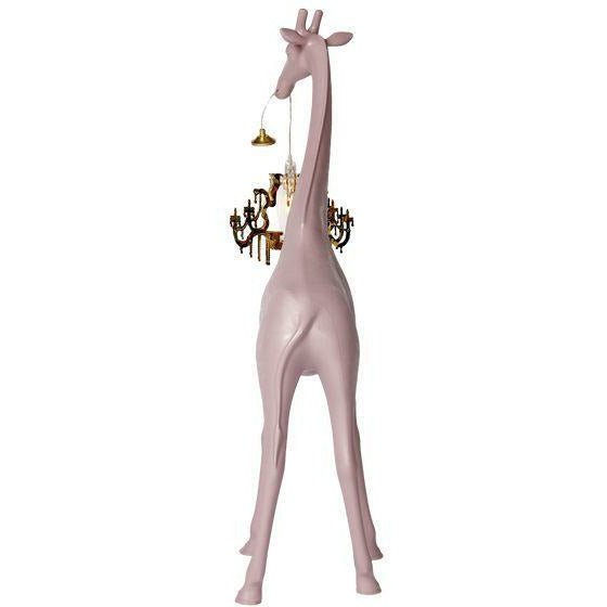 [product_category]-Qeeboo Giraffe In Love Floor Lamp Xs H 1m, Dusty Rose-Qeeboo-8052049054171-28001DR-QEE-2