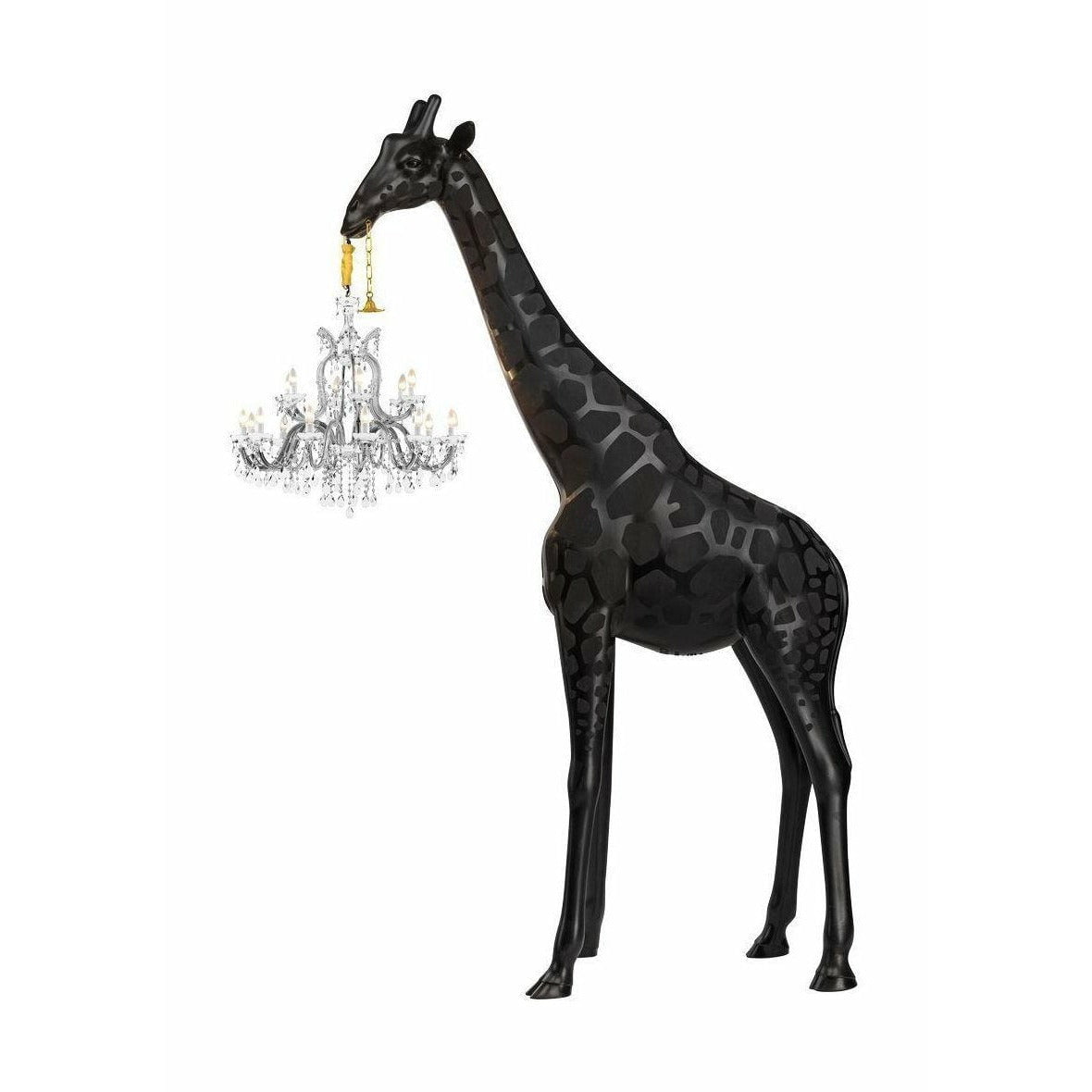 [product_category]-Qeeboo Giraffe In Love Indoor Floor Lamp H 4m, Black-Qeeboo-8052049054966-19002BL-QEE-1